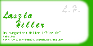 laszlo hiller business card